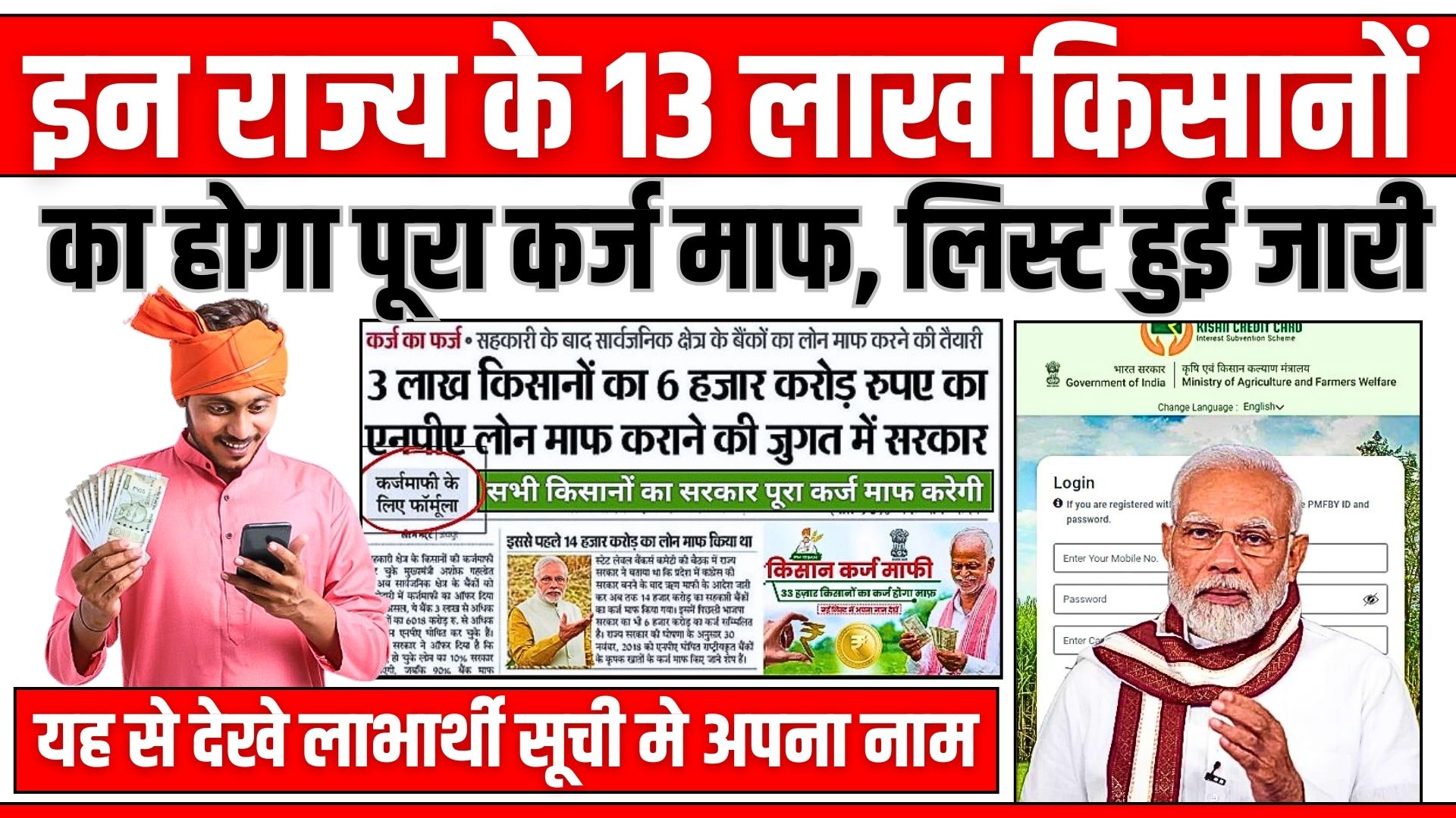 Kisan Karj Mafi List