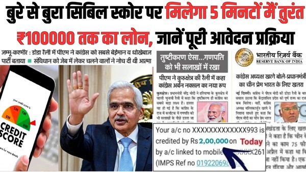 Apply Cibile Score Loan